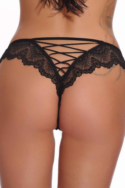 Criss Cross Lace Panty