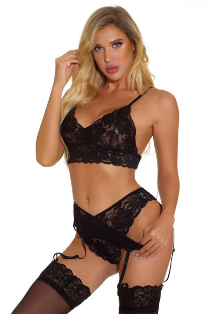 Beauty Bralette and Garter Panty