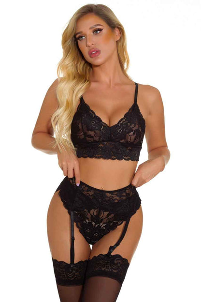 Beauty Bralette and Garter Panty