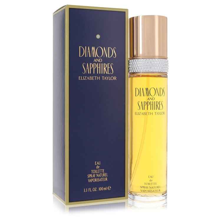 DIAMONDS &amp; Sapphires by Elizabeth Taylor Eau De Toilette Spray 3.4 oz for Women