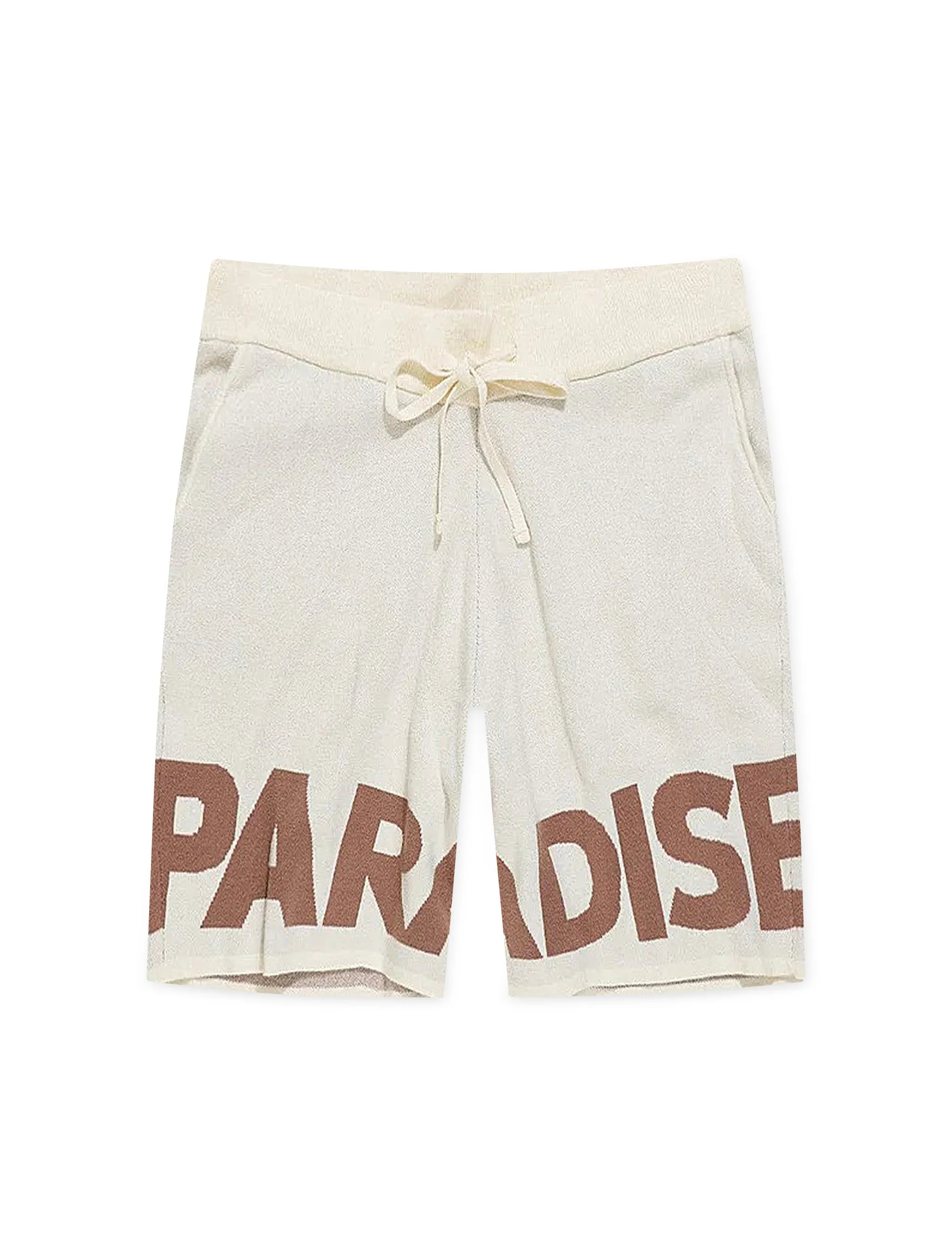 Jordan Craig Paradise Retro Knit Shorts - Cream by Denim Exchange