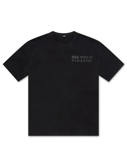 Jordan Craig Paradise Tonal Tee - Black by Denim Exchange