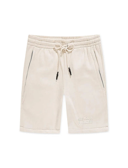 Jordan Craig Paradise Tonal Shorts - Bone by Denim Exchange