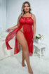 Plus Size Flyaway Split Babydoll