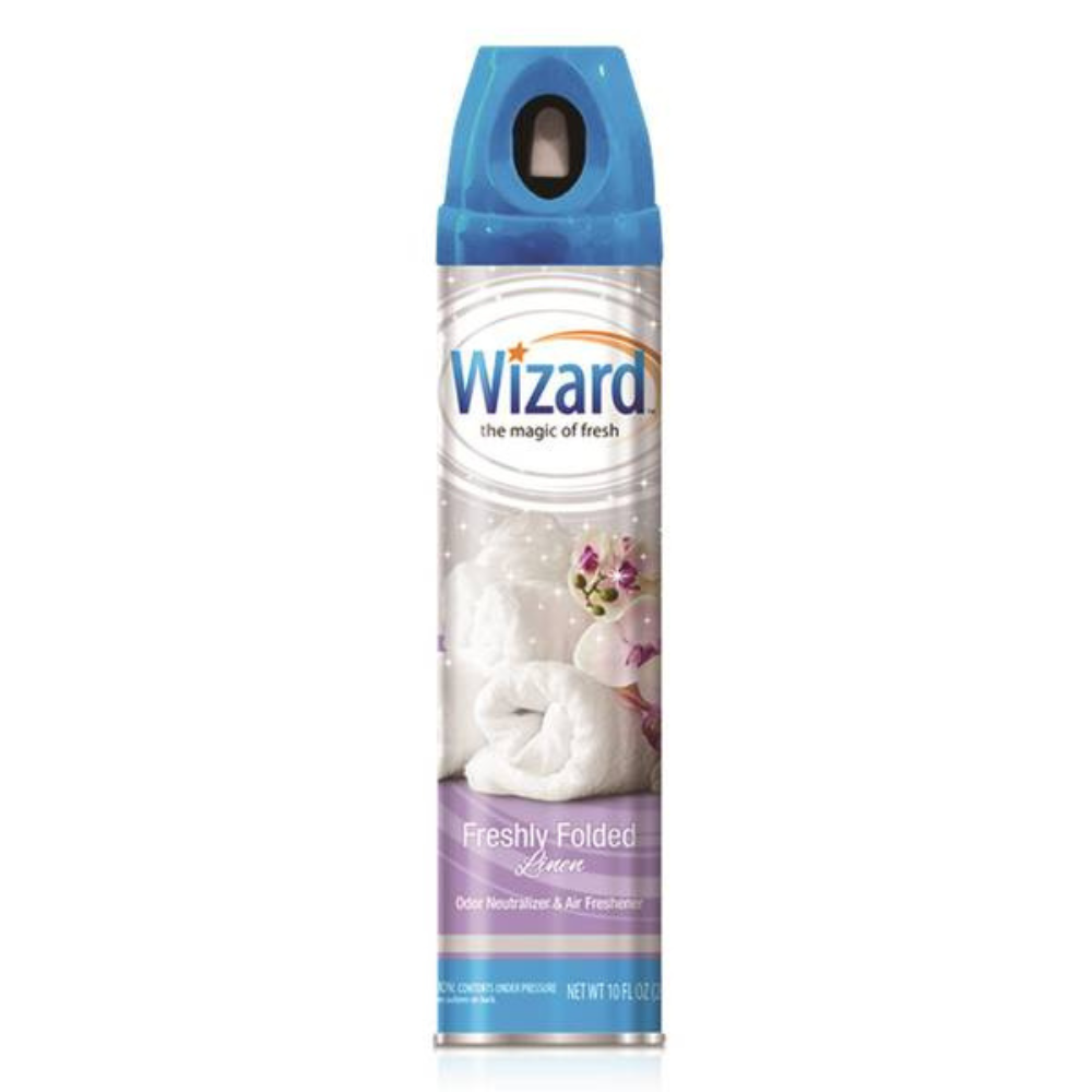 Wizard Air Freshener Spray – Fresh Linen (10oz) by Farmacias Savia