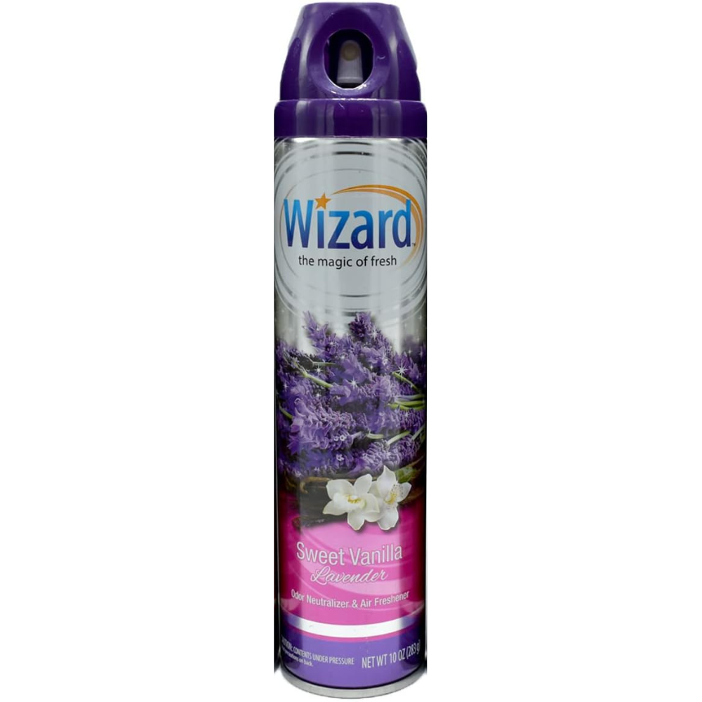 Wizard Air Freshener Spray – Sweet Vanilla (10oz) by Farmacias Savia