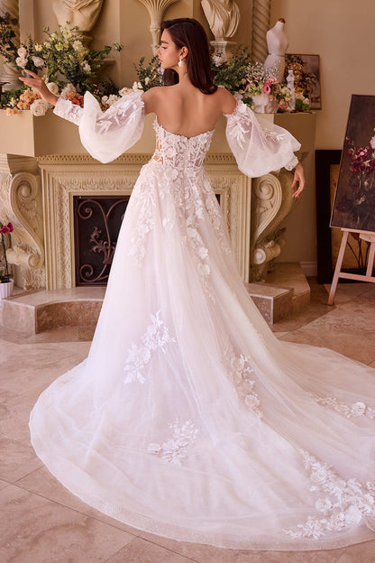 Andrea &amp; Leo WL018 Dress Lace Appliqued A-Line Wedding Ball Gown