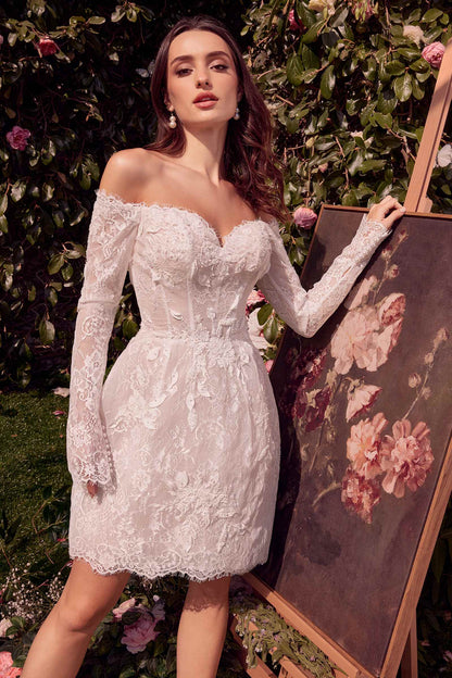 Andrea &amp; Leo WL021 Bridal Party Dress Short Off the Shoulder
