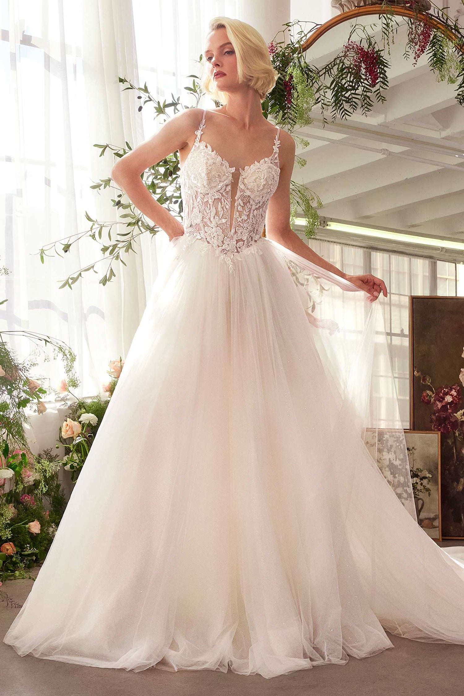 Andrea &amp; Leo WL029 Dress Lace &amp; Tulle Bridal Ball Gown