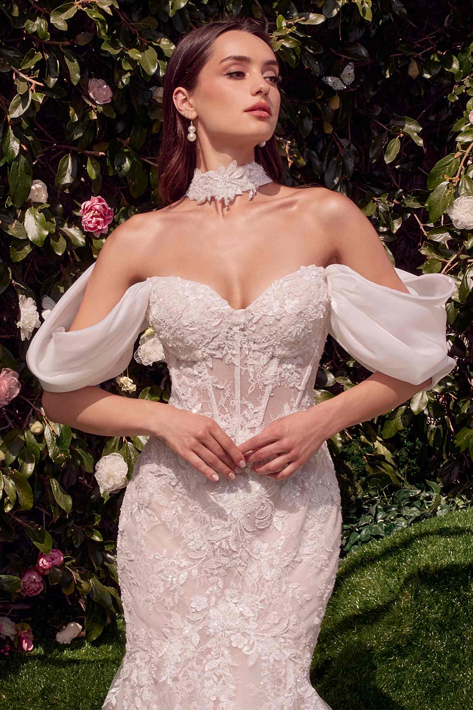 Andrea &amp; Leo WL031 Dress Detachable Wings Mermaid Wedding Gown