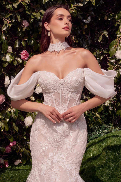 Andrea &amp; Leo WL031 Dress Detachable Wings Mermaid Wedding Gown