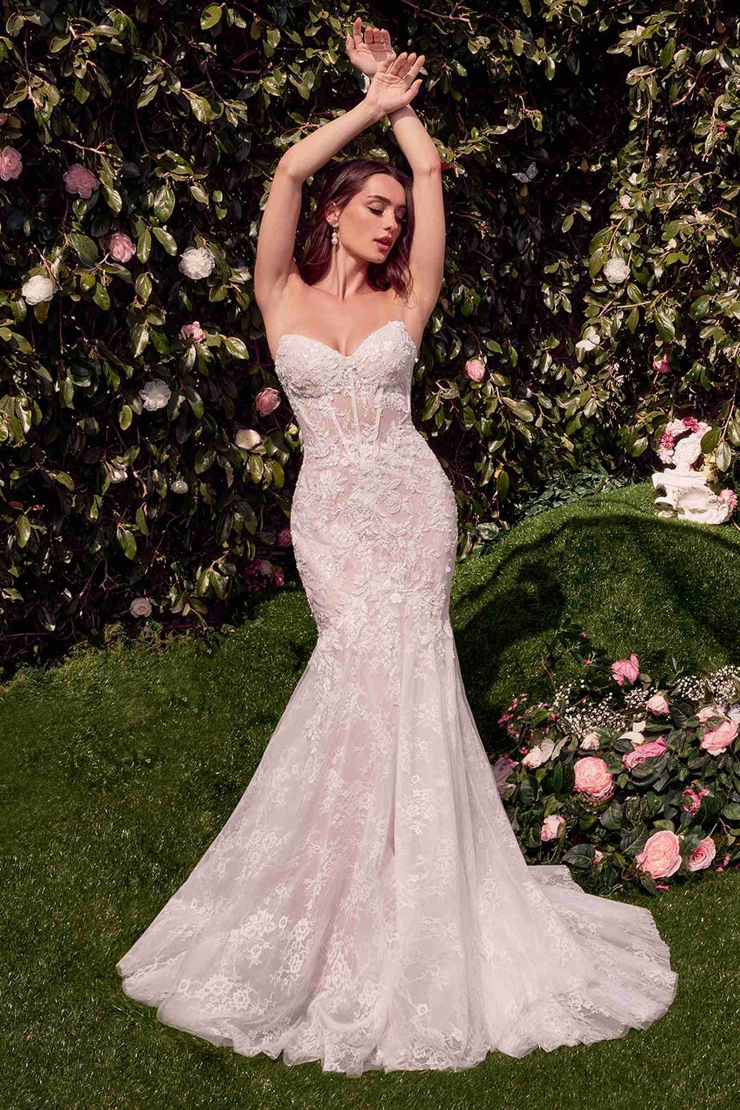 Andrea &amp; Leo WL031 Dress Detachable Wings Mermaid Wedding Gown