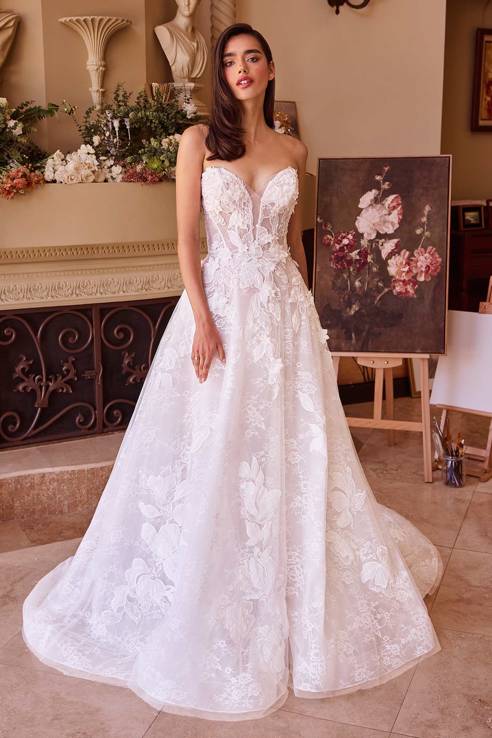 Andrea &amp; Leo WL034 Wedding Dress Lace A-Line Ball Gown