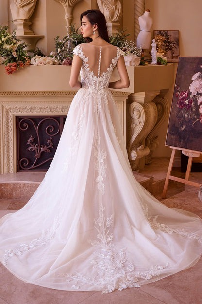 Andrea &amp; Leo WL038 Dress Long Cap Sleeve Bridal Gown