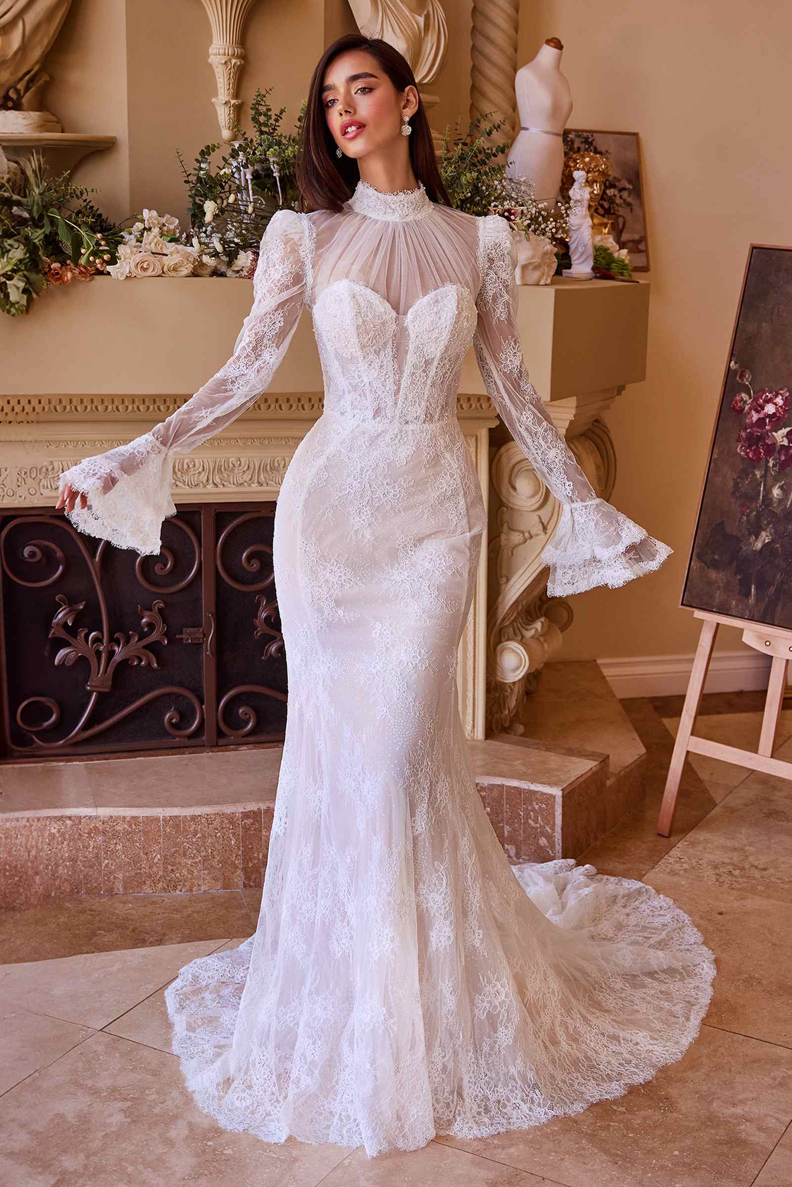 Andrea &amp; Leo WL042 Dress Versatile Fitted Lace Bridal Gown