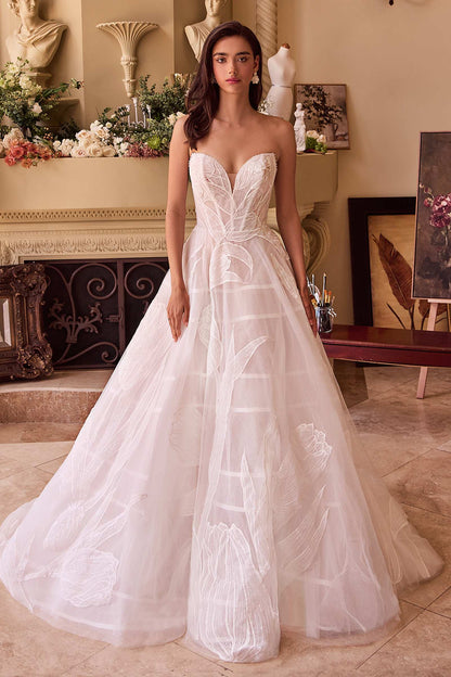 Andrea &amp; Leo WL043 Dress Tullip Sequin Embroidered Wedding Ball Gown