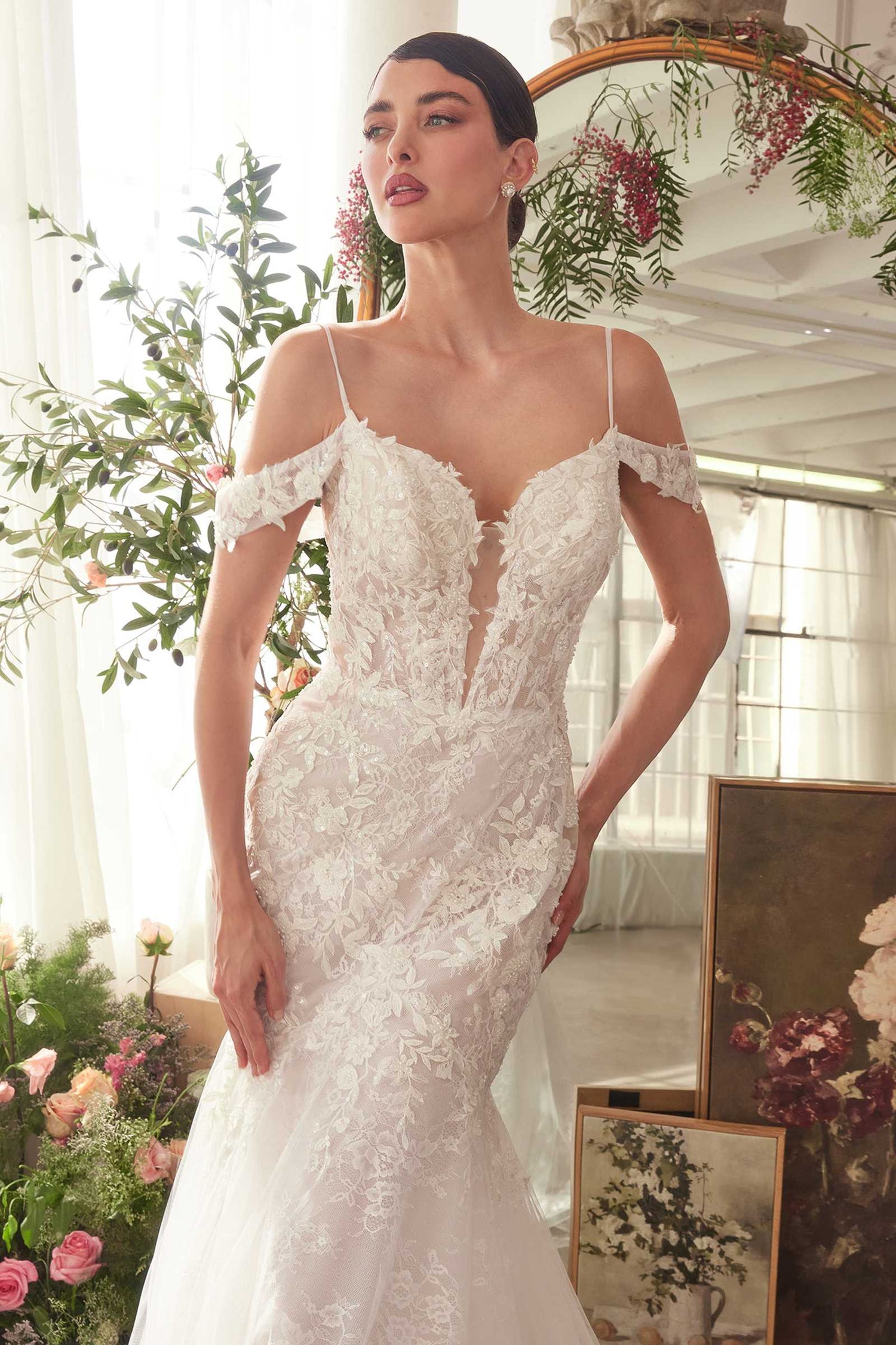 Andrea &amp; Leo WL051 Dress Fitted Lace Wedding Mermaid Gown