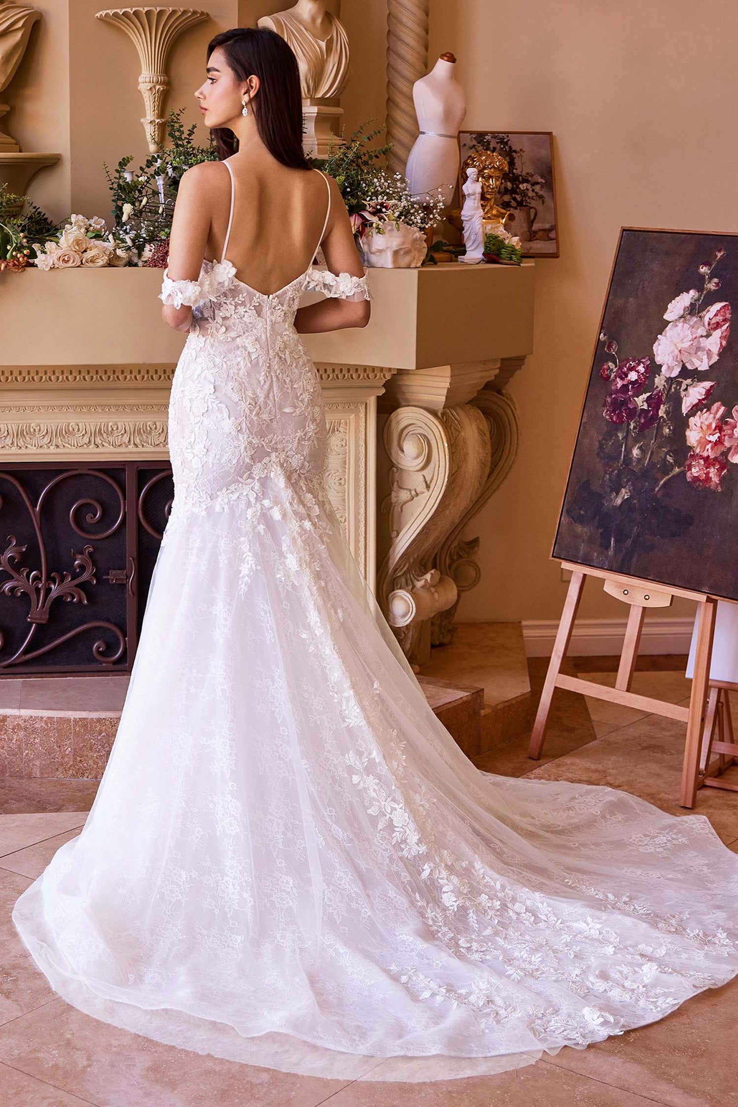 Andrea &amp; Leo WL051 Dress Fitted Lace Wedding Mermaid Gown