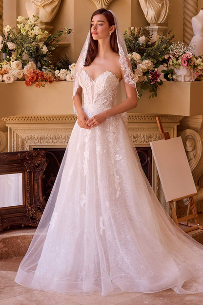 Andrea &amp; Leo WL052 Dress Deep Sweetheart Strapless Bridal Ball Gown