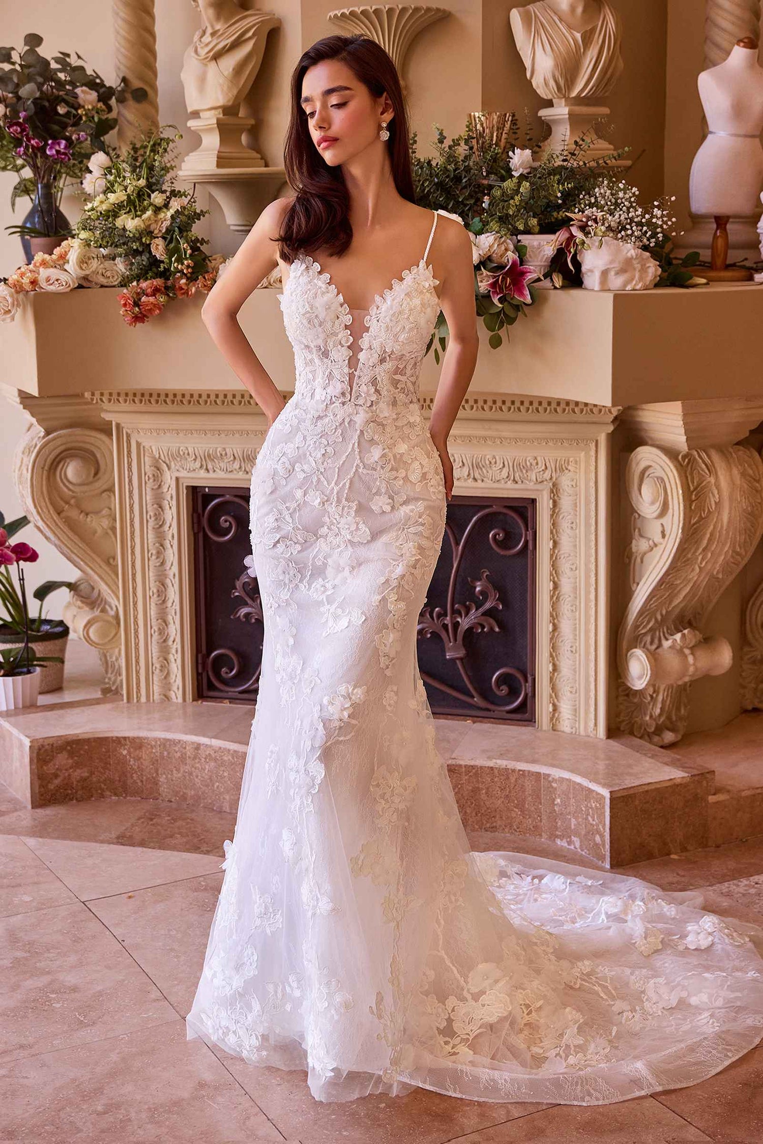 Andrea &amp; Leo WL053 Dress Fitted Lace Wedding Gown