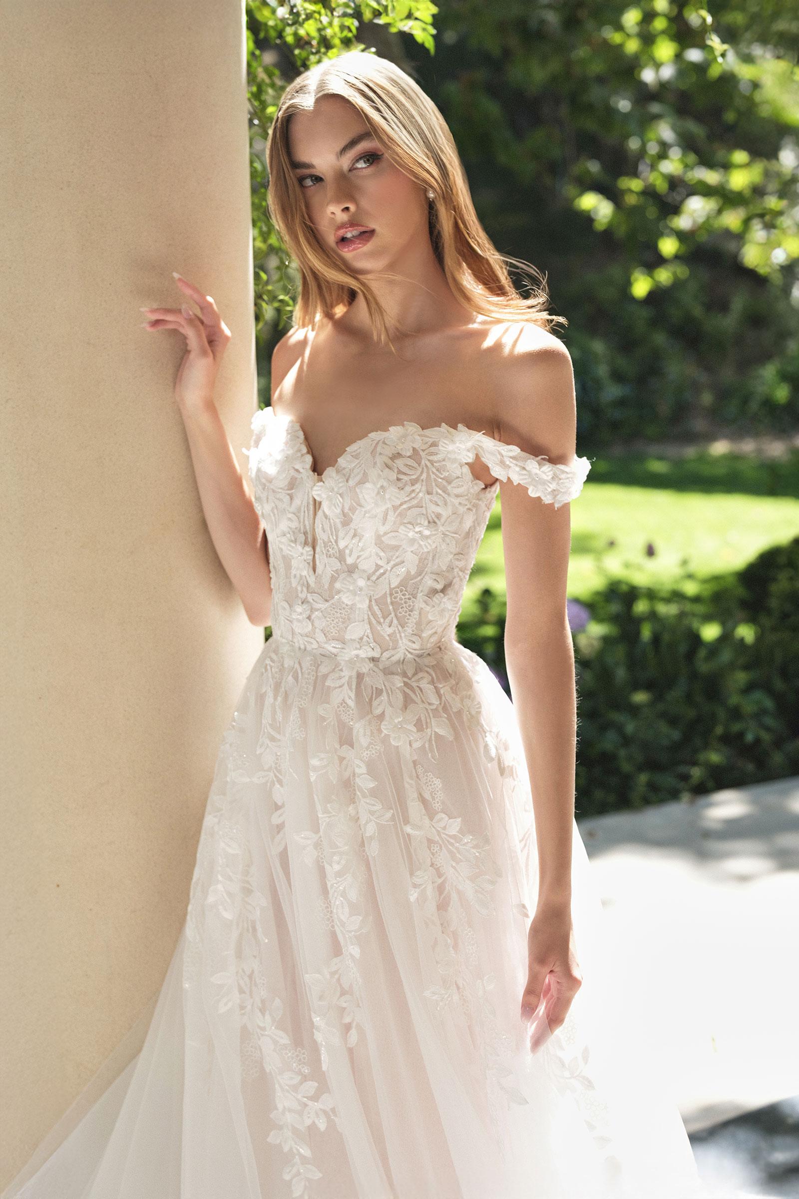 Andrea &amp; Leo WL057 Wedding A-line Gown Off Shoulder