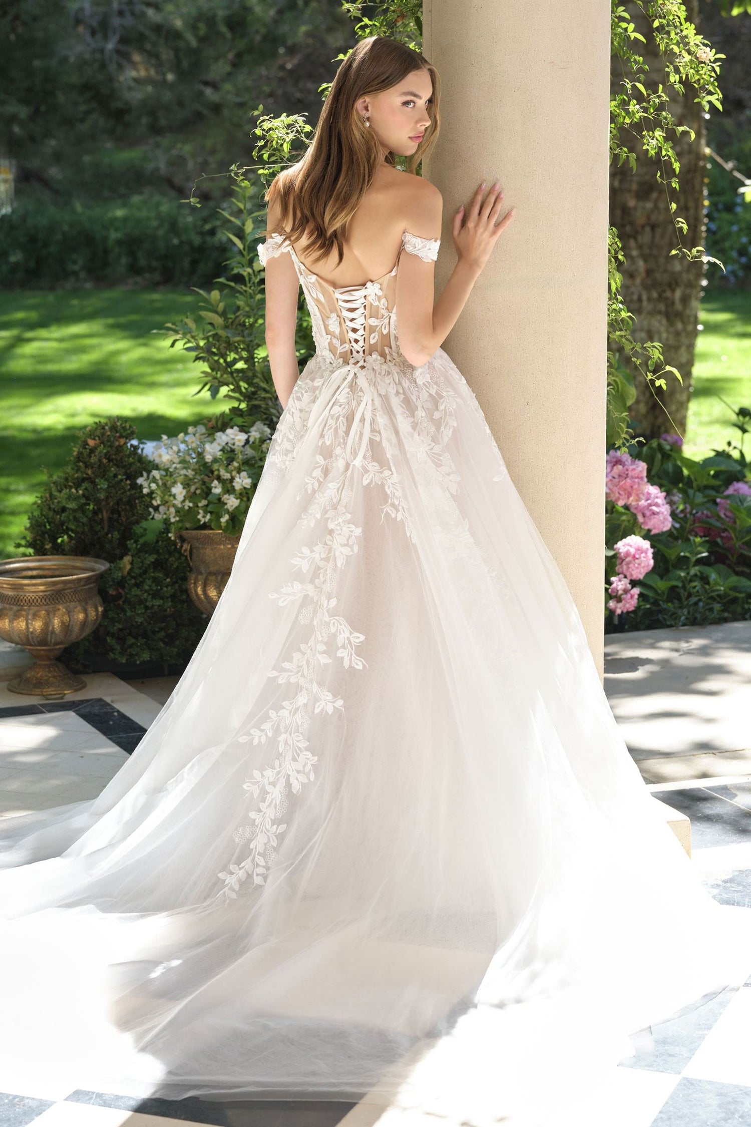 Andrea &amp; Leo WL057 Wedding A-line Gown Off Shoulder