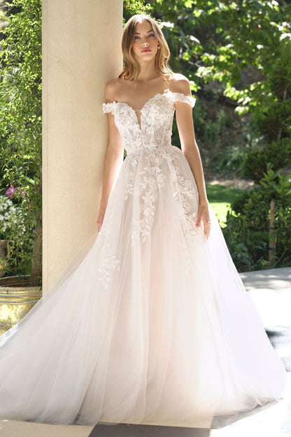 Andrea &amp; Leo WL057 Wedding A-line Gown Off Shoulder