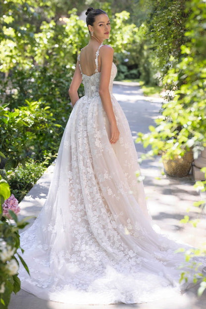 Andrea &amp; Leo WL058 Ball Gown Wedding Dress Plunging Neckline