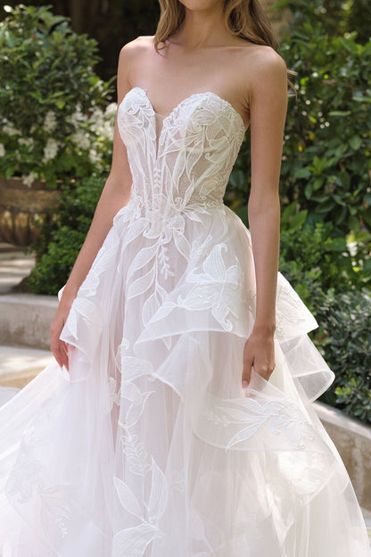 Andrea &amp; Leo WL059 Strapless A-Line Wedding Ball Gown