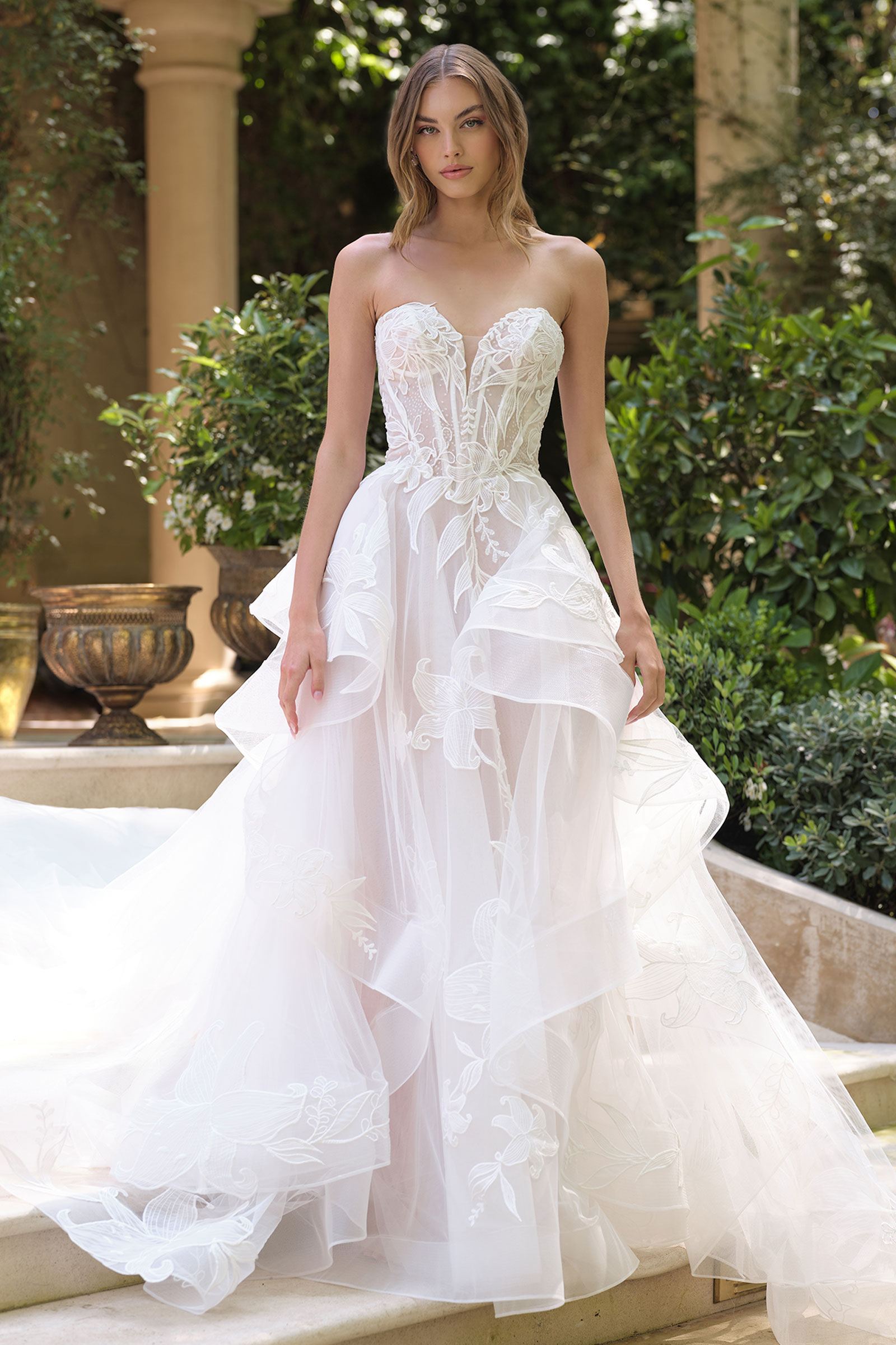 Andrea &amp; Leo WL059 Strapless A-Line Wedding Ball Gown