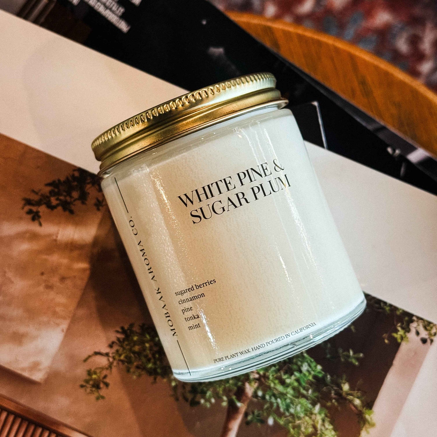 White Pine &amp; Sugar Plum Candles