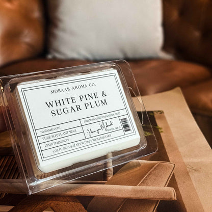 White Pine &amp; Sugar Plum Wickless Tart