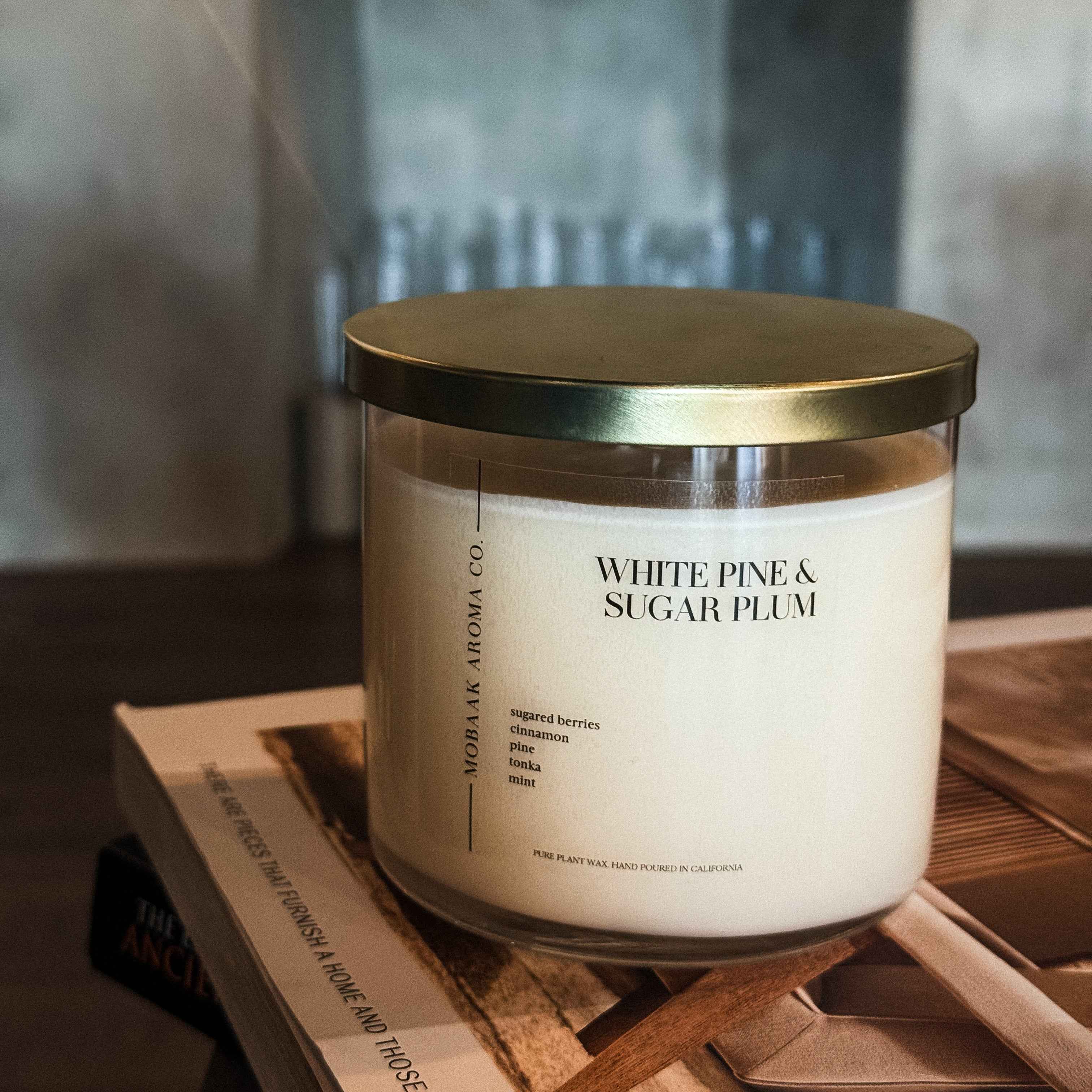 White Pine &amp; Sugar Plum Candles