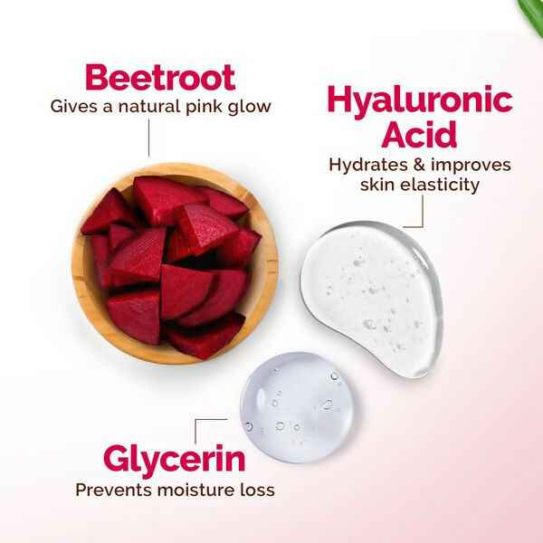 Mamaearth Beetroot Hydraful Light Moisturizing Cream with Beetroot &amp; Hyaluronic Acid For Hydrated Pink Glow