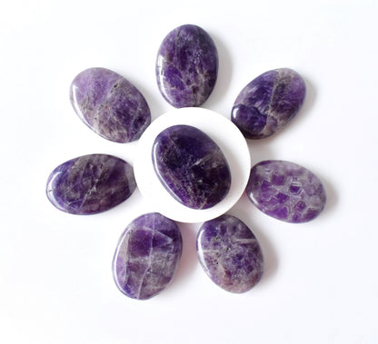 Amethyst Worry Pocket Stones  DestGlow