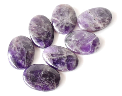 Amethyst Worry Pocket Stones  DestGlow