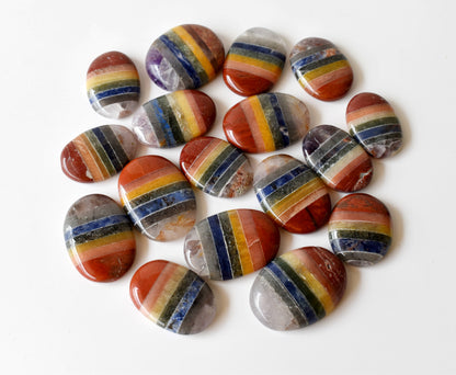 Chakra Bonded Pocket Stones.  DestGlow