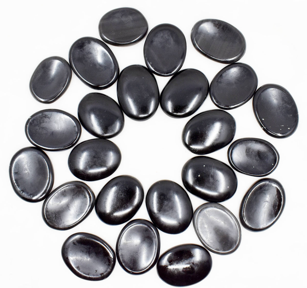 Black Tourmaline Worry  Stones (Meditation and Self-Acceptance)  DestGlow