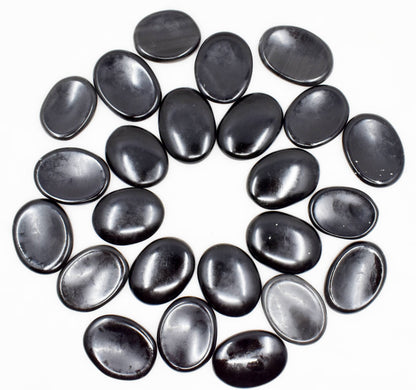 Black Tourmaline Worry  Stones (Meditation and Self-Acceptance)  DestGlow