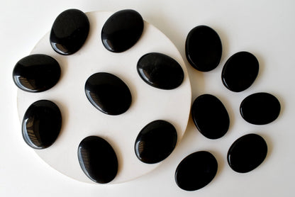 Black Obsidian Pocket Stones.  DestGlow
