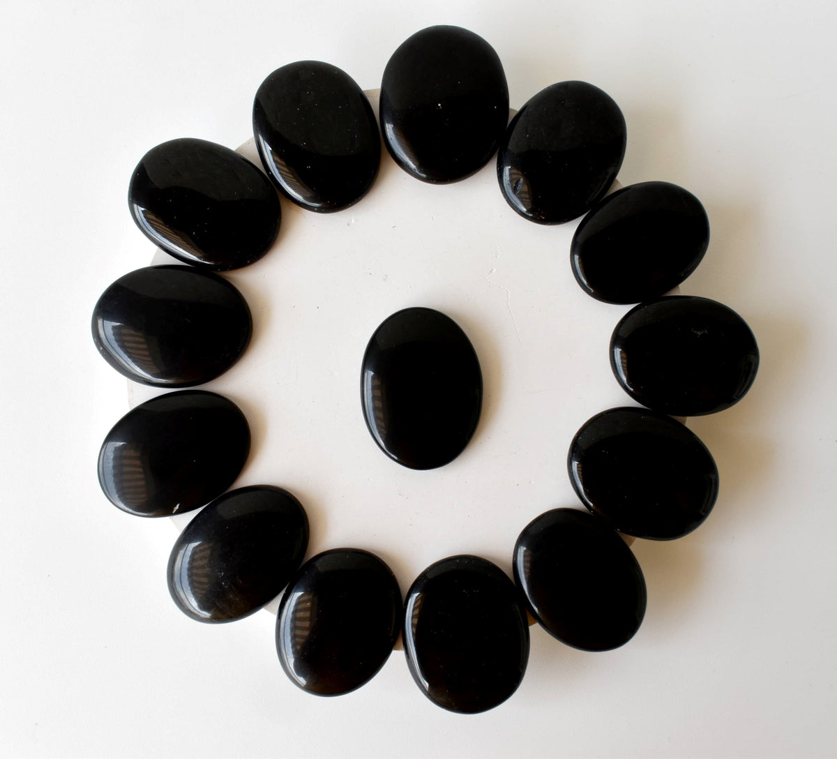 Black Obsidian Pocket Stones.  DestGlow