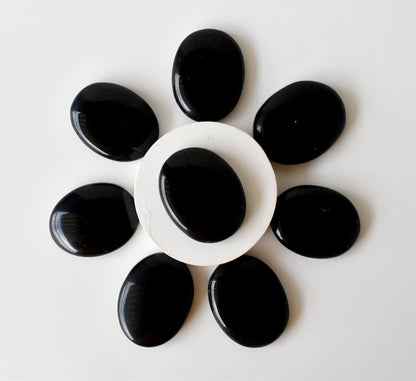 Black Obsidian Pocket Stones.  DestGlow