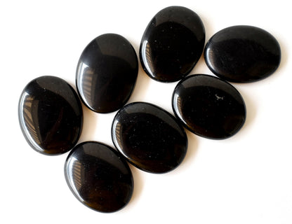 Black Obsidian Pocket Stones.  DestGlow
