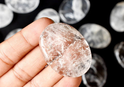 Crystal Quartz Pocket Stones (Dispelling Negative Energy and Meditation)  DestGlow
