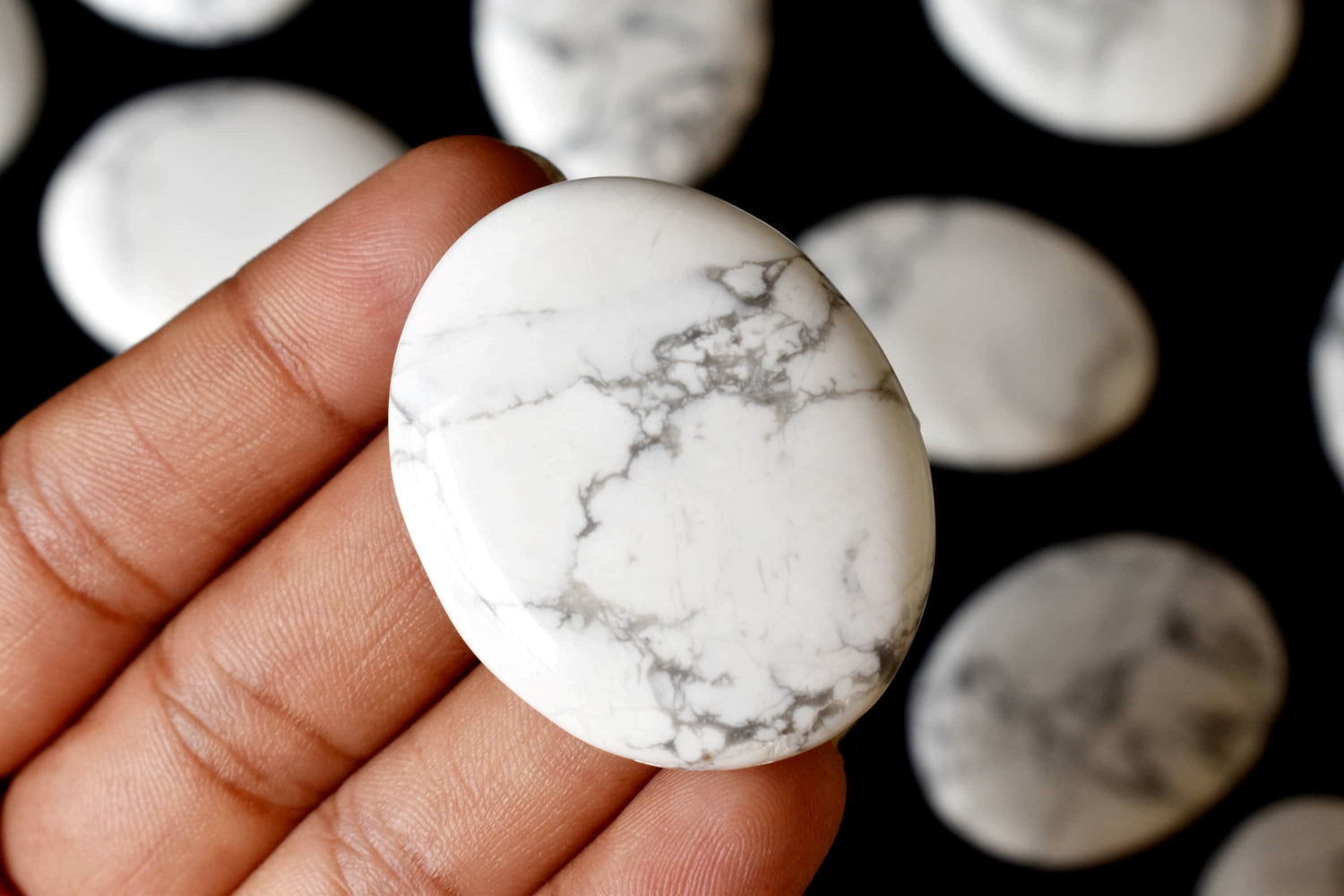 Howlite Pocket Stones (Inspiration and Truth)  DestGlow