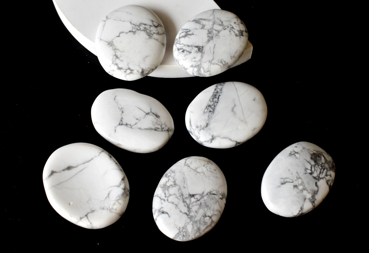 Howlite Pocket Stones (Inspiration and Truth)  DestGlow