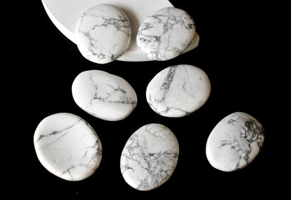 Howlite Pocket Stones (Inspiration and Truth)  DestGlow