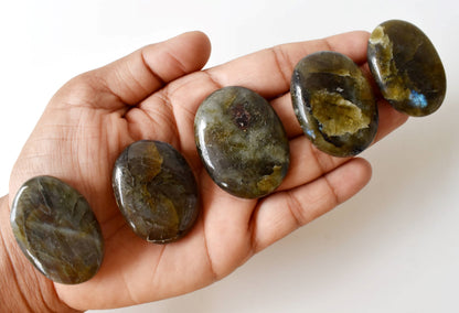 Labradorite Pocket Stones (Synchronicity and Protection)  DestGlow