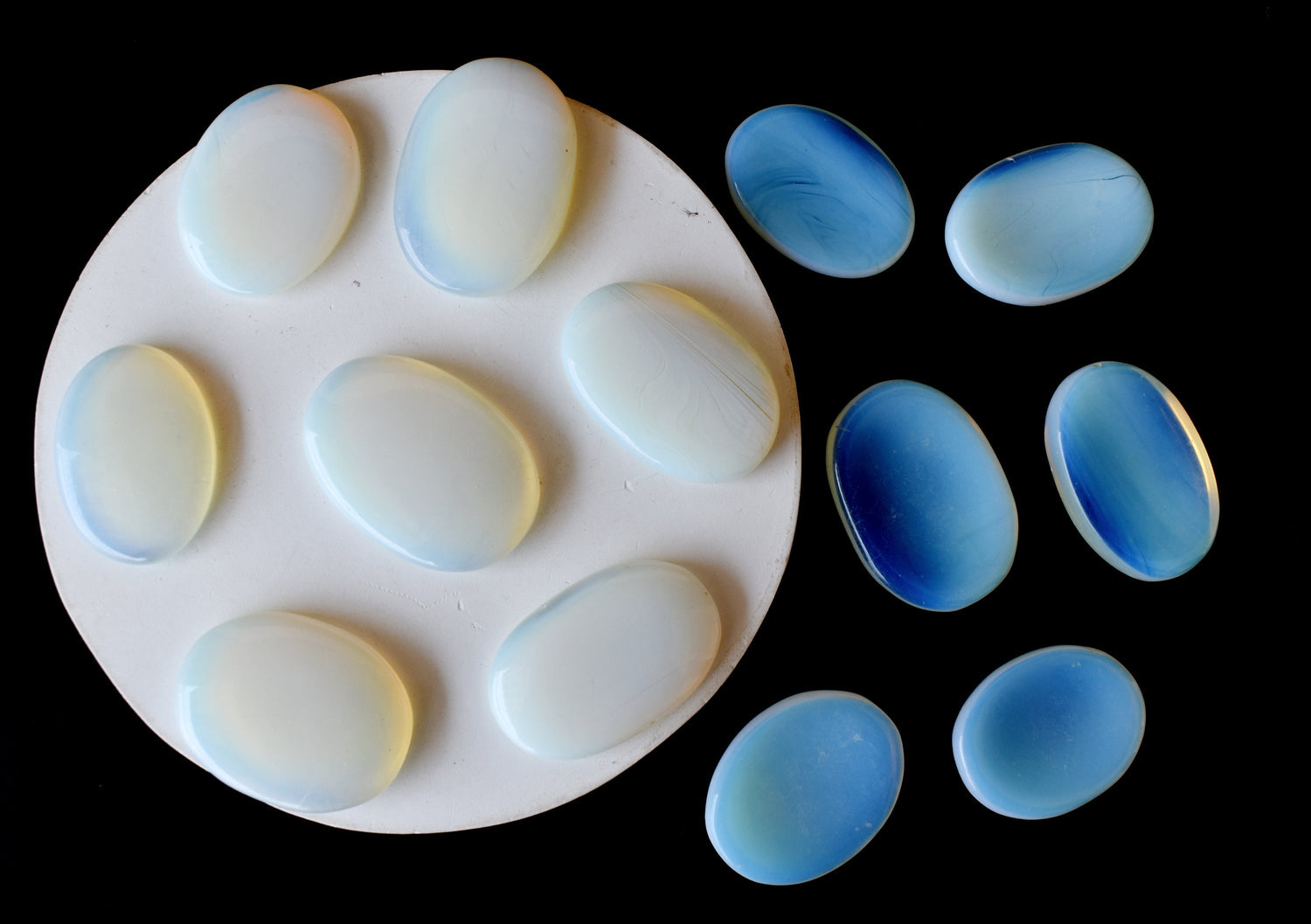 Opal Pocket Stones (happiness and Emotional Stability)  DestGlow