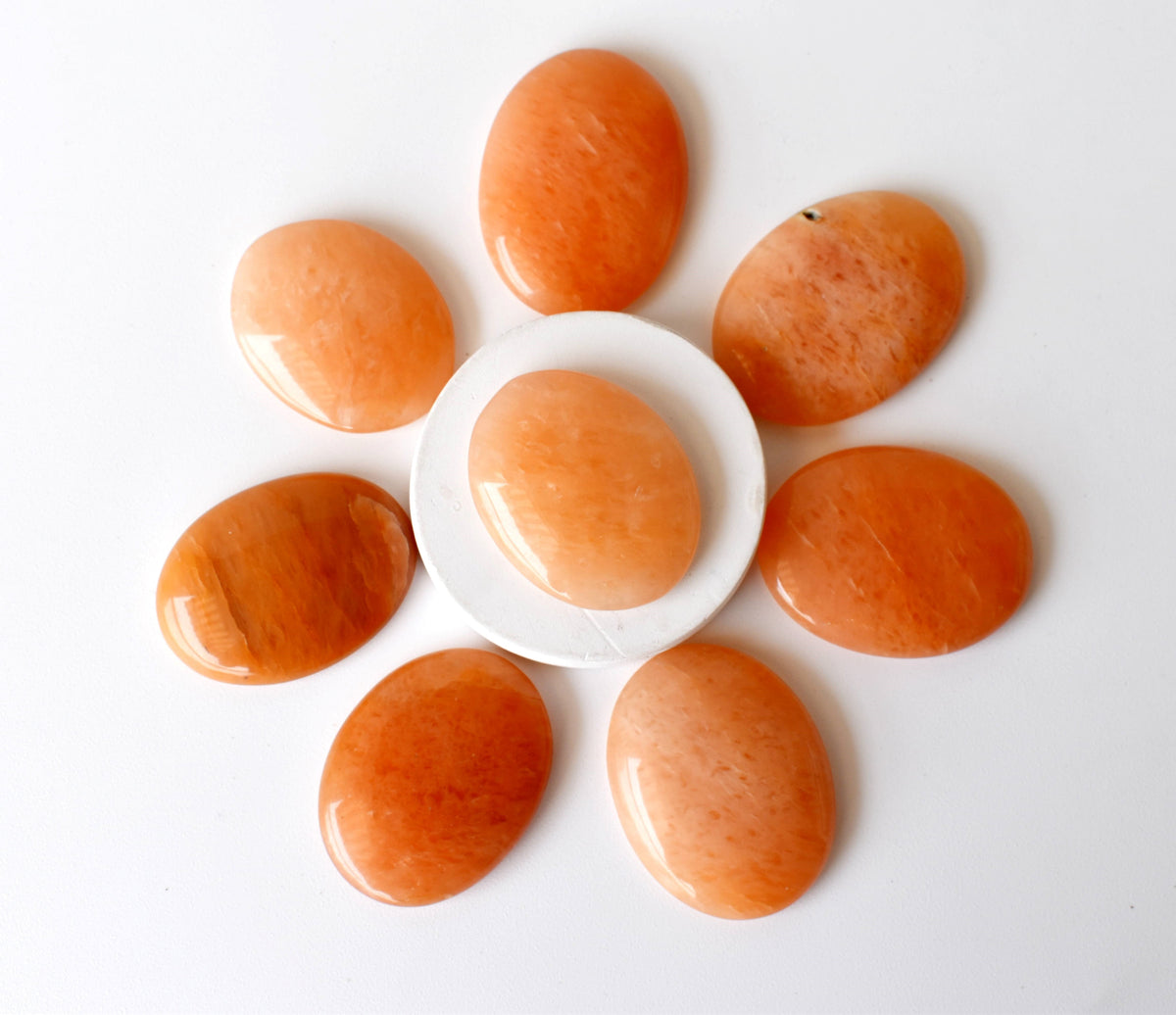 Orange Aventurine Pocket Stones (Longevity and Strength)  DestGlow